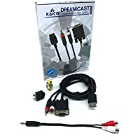 Los mejores  - SEGA Dreamcast DC VGA Cable de alta definición Adaptador de sonido RCA HD PAL-NTSC - Una forma asequible de obtener la…